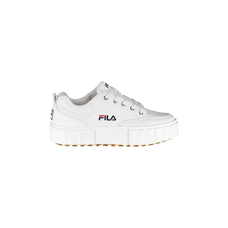 Sneakers Donna Bianche Ricamo Bianco
