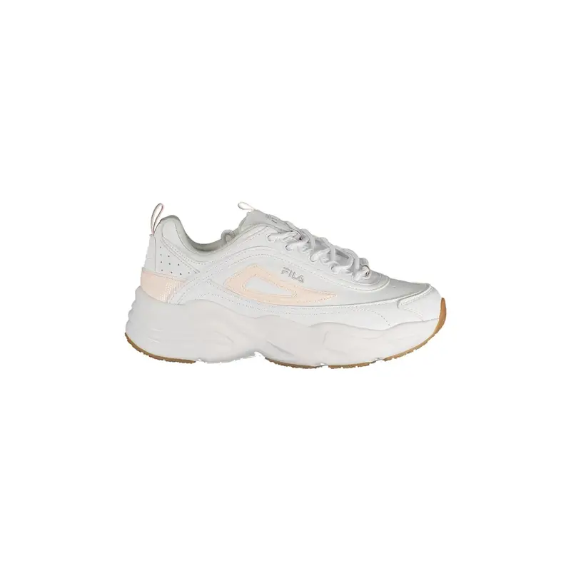 Sneakers Donna Bianche Ricamo Bianco