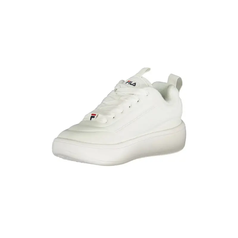 Sneakers Donna Bianche Ricamo Logo Bianco miniatura 3