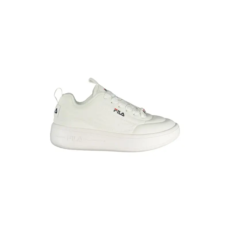 Sneakers Donna Bianche Ricamo Logo Bianco