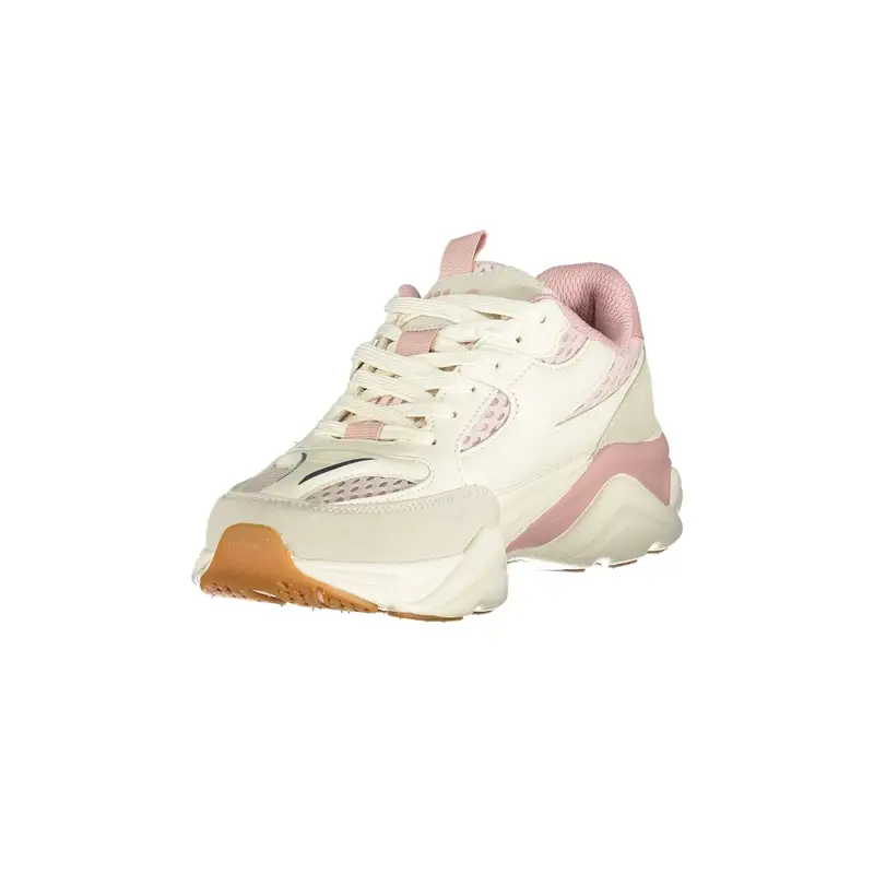 Sneakers Donna Bianche Stampa Logo Bianco miniatura 3