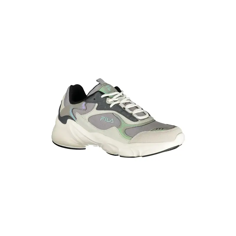 Sneakers Donna Grigie Stampa Logo Grigio miniatura 2