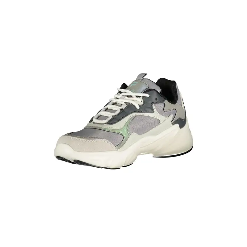 Sneakers Donna Grigie Stampa Logo Grigio miniatura 3