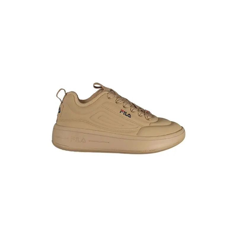 Sneakers Donna Marroni Ricamo Marrone