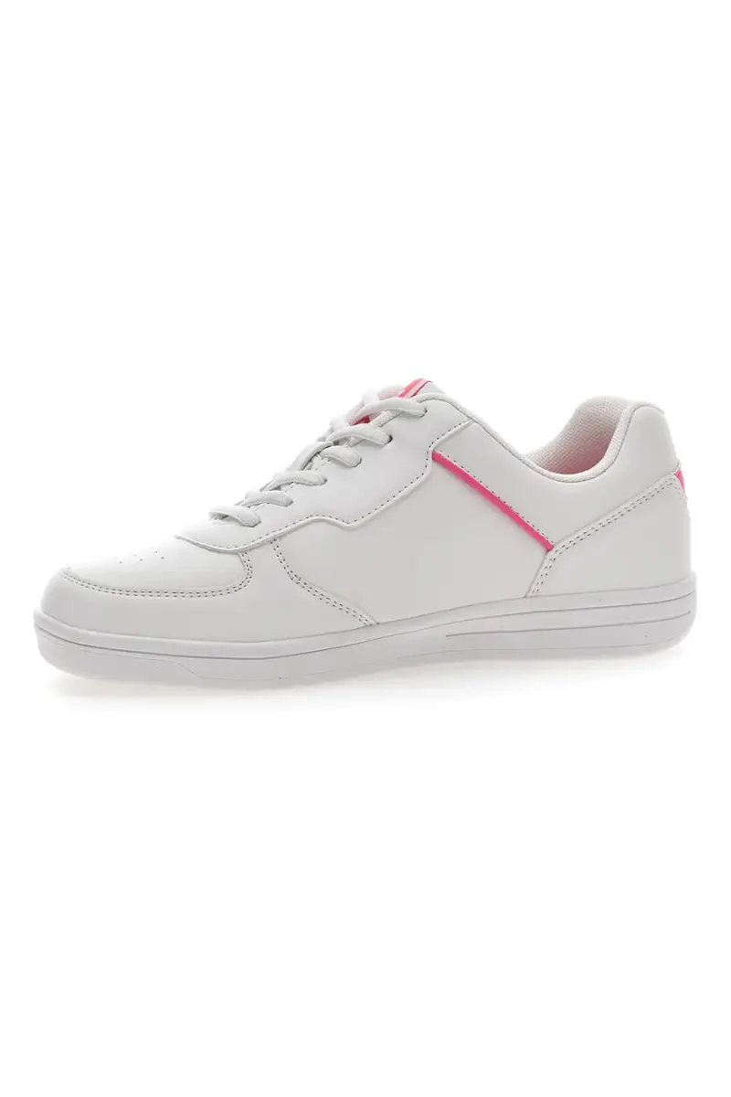 Sneakers Fila Court Teens Bianche e Rosa [BIANCO] miniatura 3