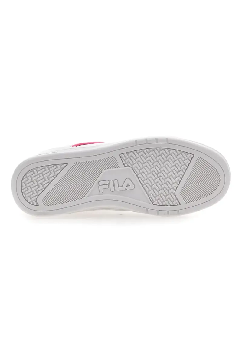 Sneakers Fila Court Teens Bianche e Rosa [BIANCO] miniatura 4