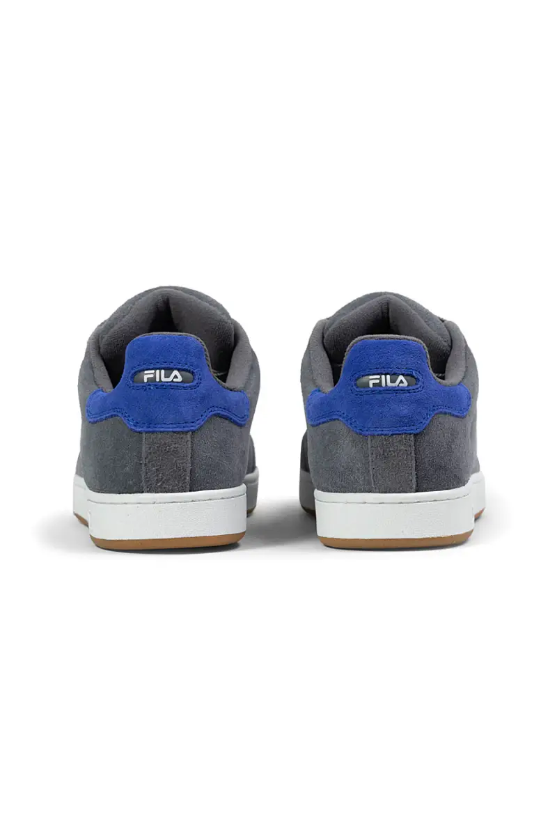 Sneakers grigie in suede con dettagli blu Fila FFM0437 [BLUE] miniatura 5