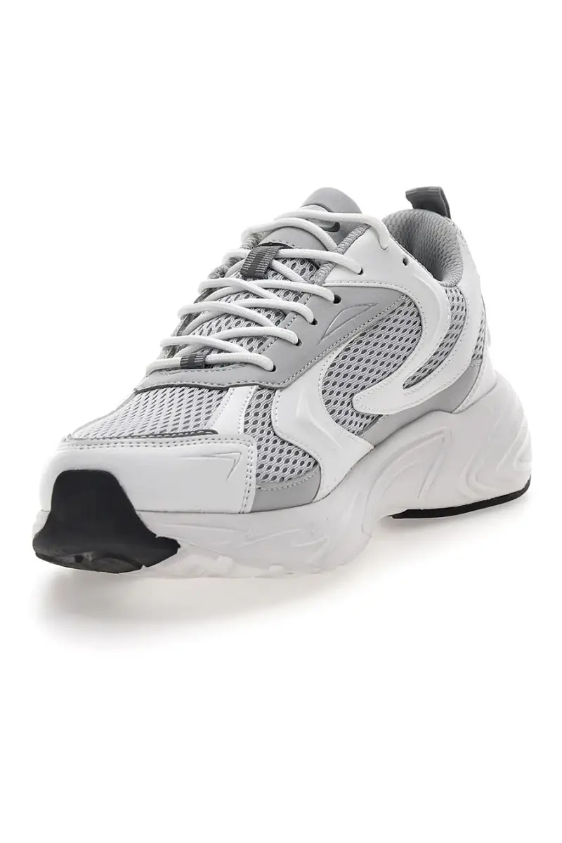 Sneakers grigio con inserti a contrasto Fila FFM0462 [GRIGIO] miniatura 4