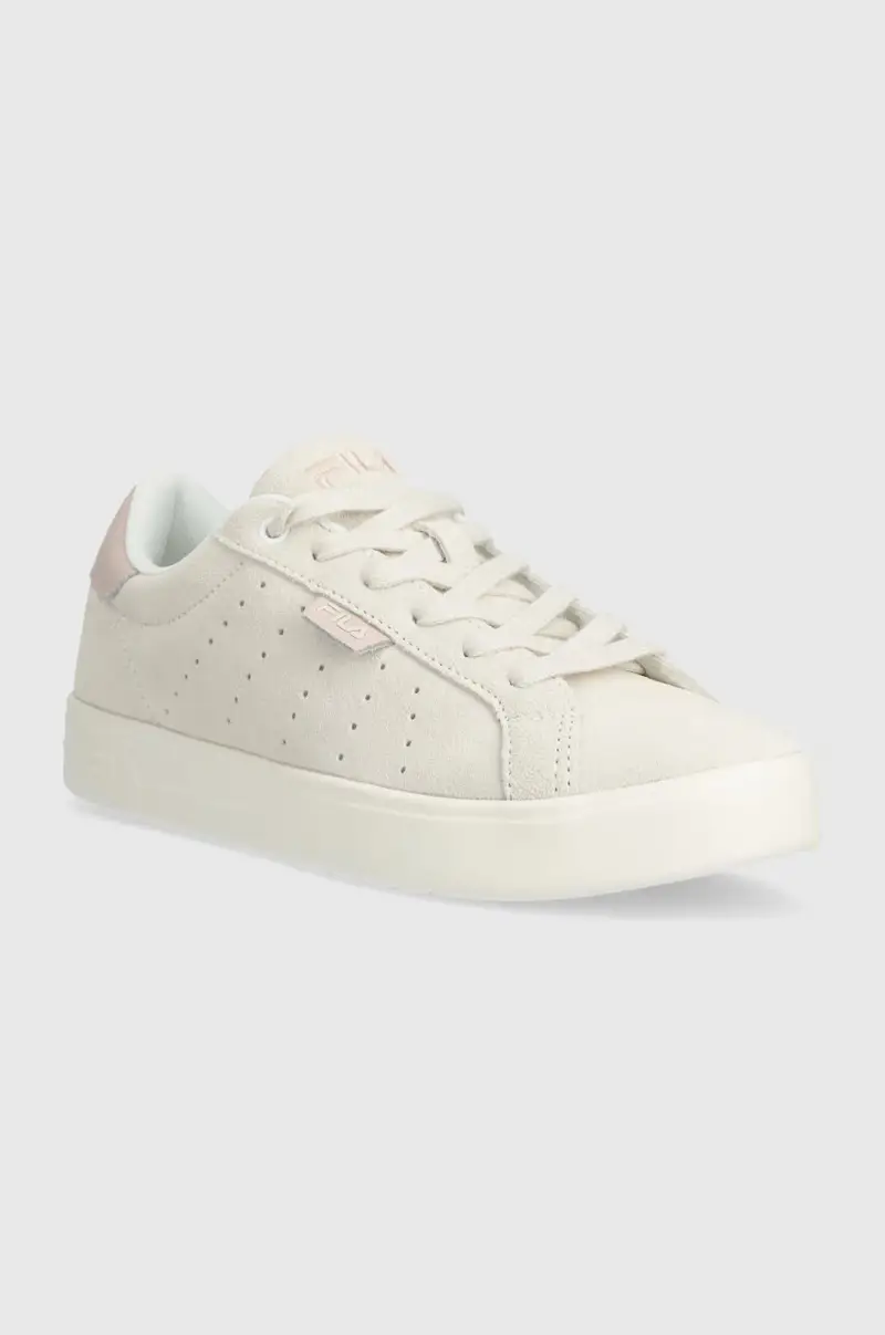 sneakers in camoscio LUSSO colore beige miniatura 2