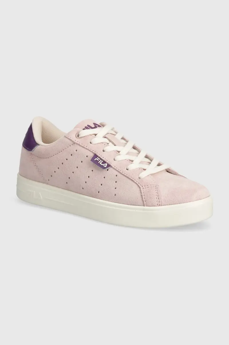sneakers in camoscio LUSSO colore rosa