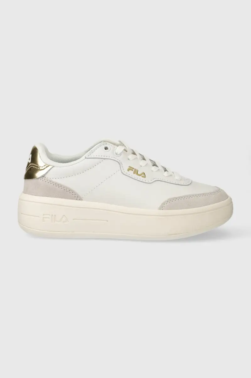 sneakers in pelle PREMIUM colore bianco