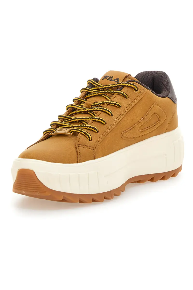 Sneakers marroni con suola alta dentellata Fila Sintra N WMN [CAMEL] miniatura 3