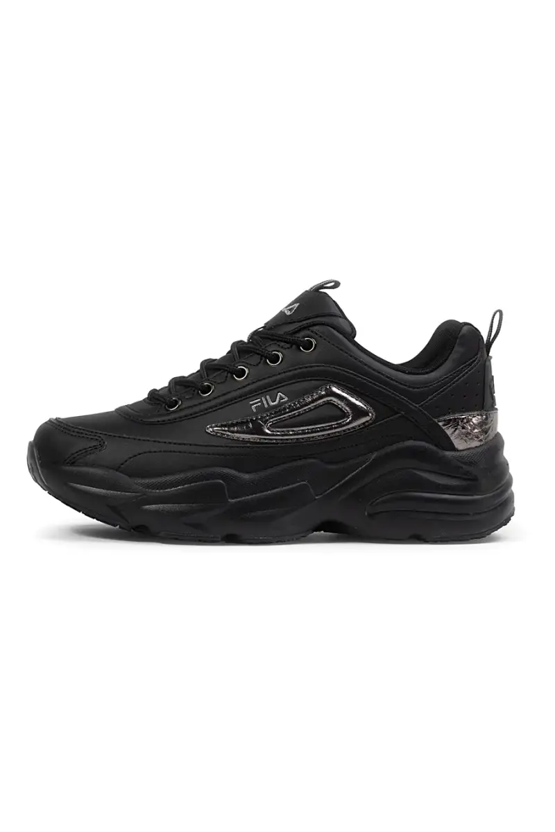 Sneakers nere con dettagli argento e suola chunky Fila FFW0586 [NERO]