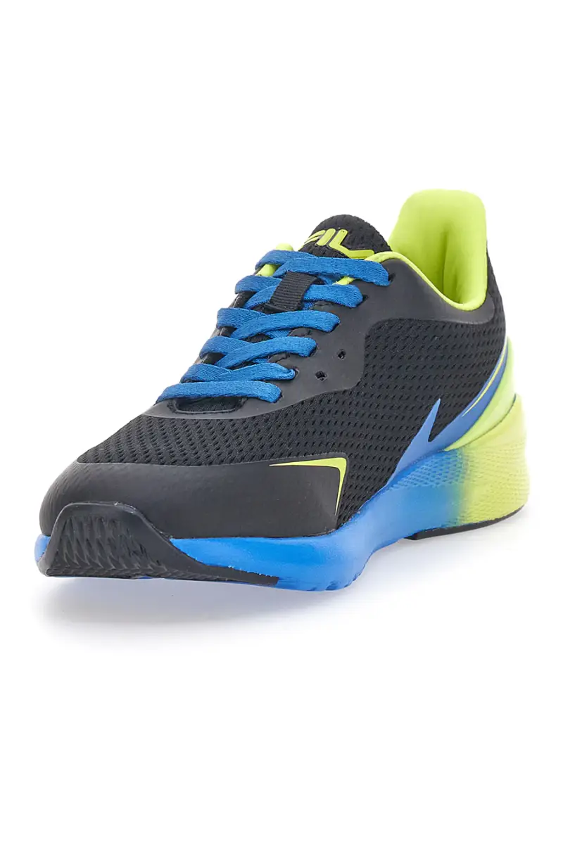 Sneakers Nere con Lacci Fila Crusher Teens [NERO miniatura 3