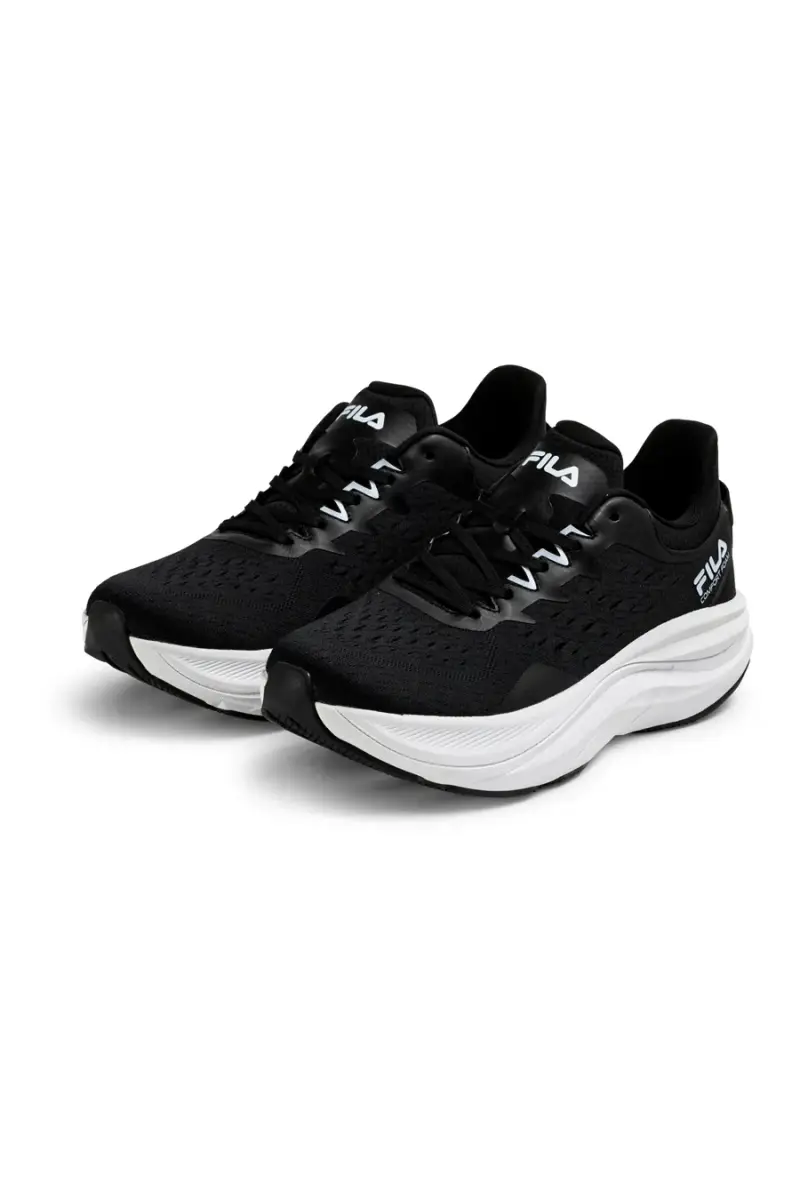 Sneakers nere leggere con lacci Fila Retron [NERO miniatura 2