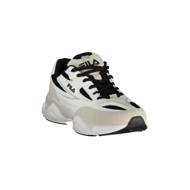 Sneakers Uomo Bianche Stampa Logo Bianco miniatura 2