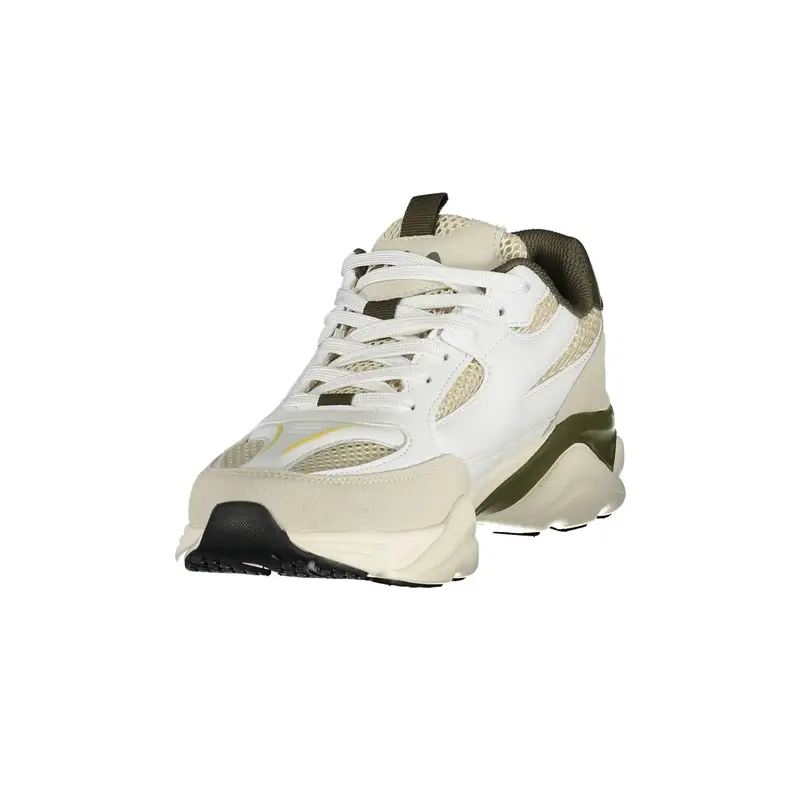 Sneakers Uomo Bianche Stampa Logo Bianco miniatura 3