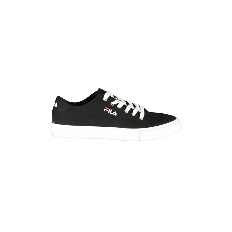 Sneakers Uomo Nere Ricamo Nero