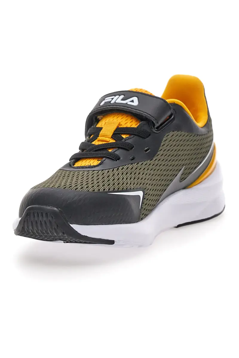 Sneakers verdi con dettagli gialli e strap Fila FFK0076 [OLIVE] miniatura 3