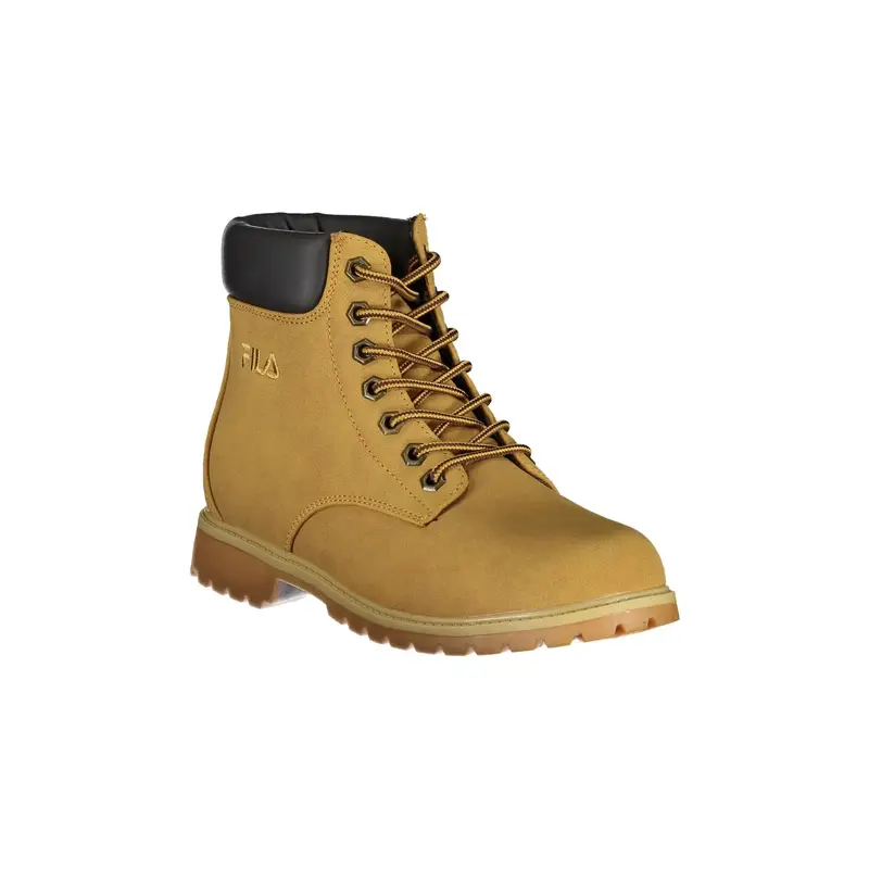 Stivaletti Donna Gialli con Lacci e Dettagli a Contrasto Giallo miniatura 2