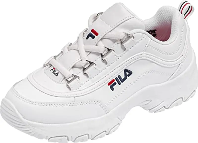 Fila Strada Low Kids, Sneaker Unisex - Bambini e ragazzi, Bianco, 32 EU