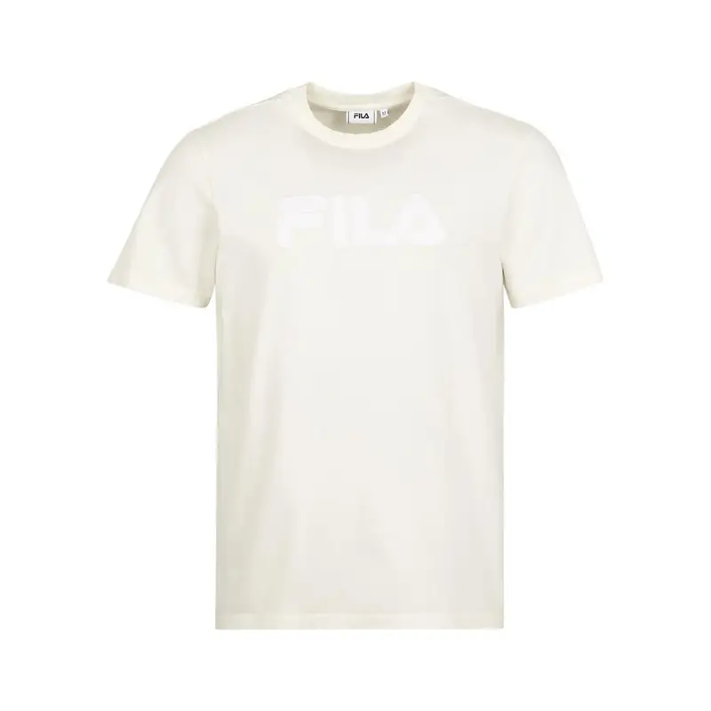 T-Shirt Logo Tono Su Tono Bianco Donna S