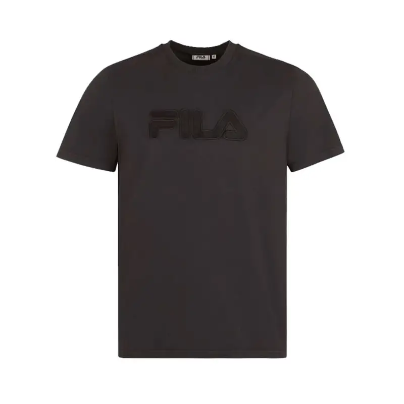 T-Shirt Logo Tono Su Tono Nero Uomo S