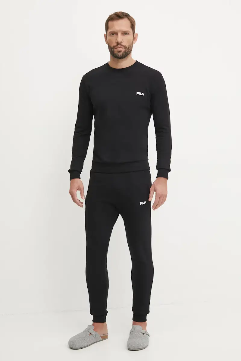 tuta in lana colore nero FPW1195