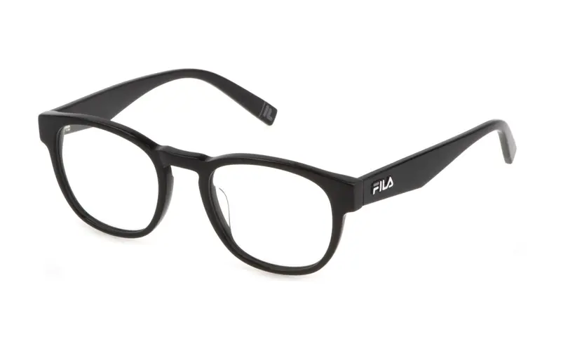 Fila Unisex VFI211  700 Montature da vista Acetato Nero  Rotonda