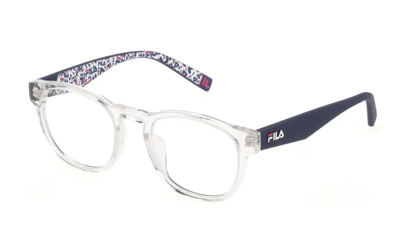 Fila Unisex VFI211  880 Montature da vista Acetato Trasparente  Rotonda