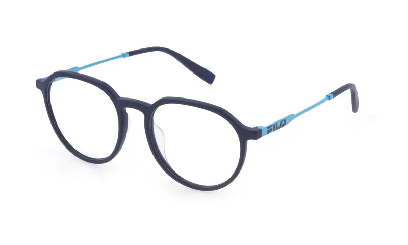 Fila Unisex VFI212  06QS Montature da vista Acetato Blu  Pantos