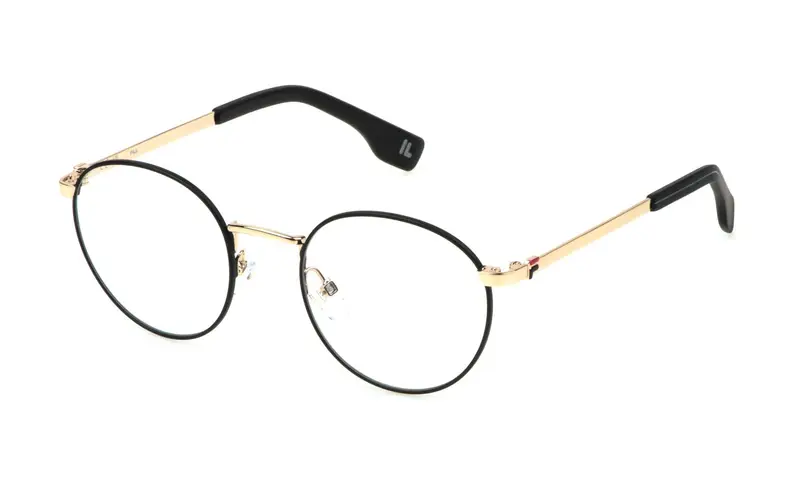 Fila Unisex VFI717  302 Montature da vista Metallo Oro  Pantos