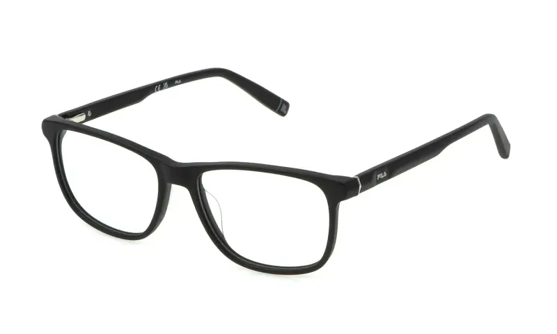 Uomo Fila VFI712 703 Montature da vista Acetato Nero Squadrata