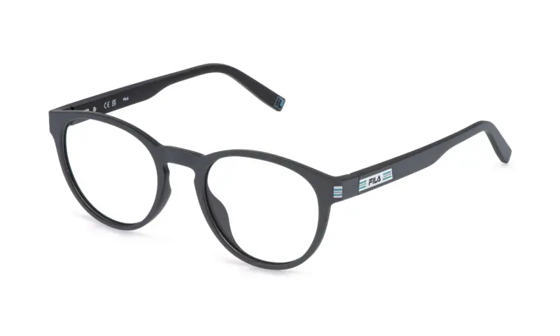 Uomo Fila VFID07 0JA3 Montature da vista Iniettato Nero Pantos