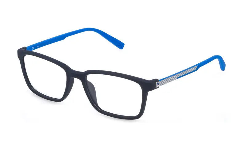 Fila Uomo VFI121  092E Montature da vista Iniettato Blu  Squadrata