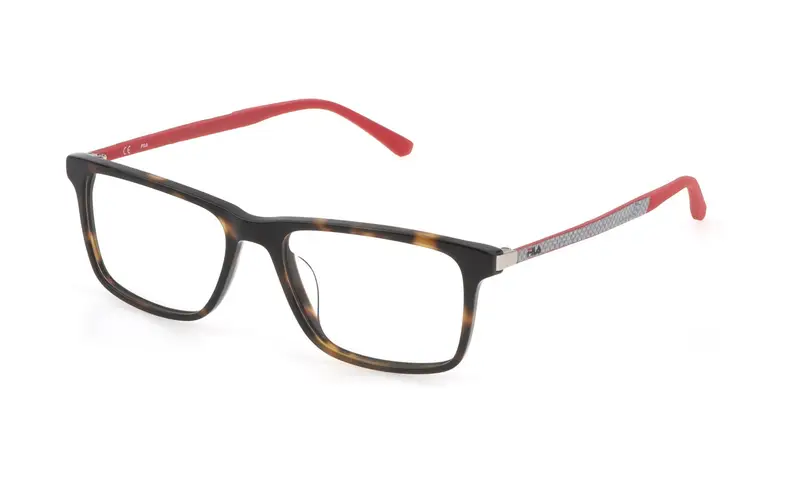 Fila Uomo VFI205  0C10 Montature da vista Acetato Havana  Squadrata