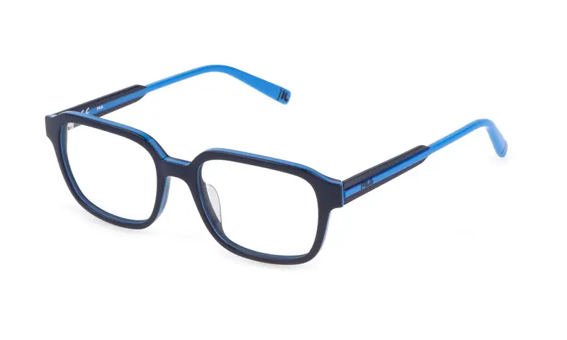 Fila Uomo VFI303  09AD Montature da vista Acetato Blu  Squadrata