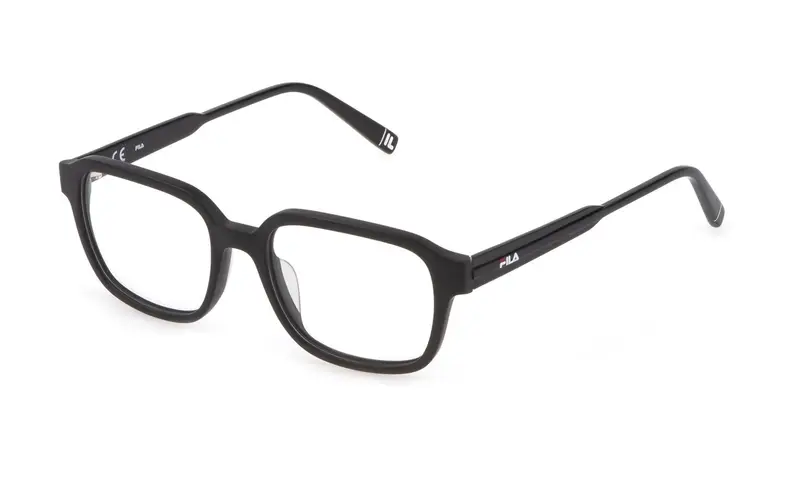 Fila Uomo VFI303  703 Montature da vista Acetato Nero  Squadrata
