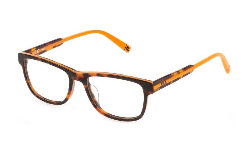 Fila Uomo VFI304  09P5 Montature da vista Acetato Havana  Squadrata