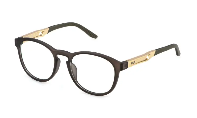 Uomo VFI875 4A4Y Montature da vista Iniettato Marrone Pantos