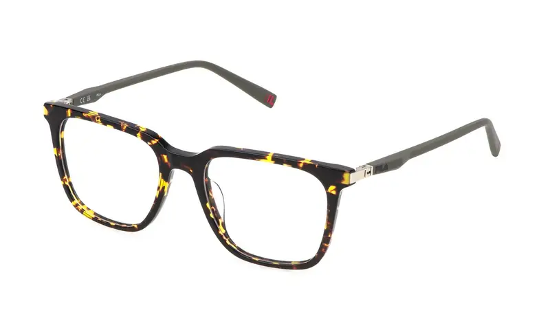 Fila Uomo VFI876  779 Montature da vista Acetato Havana  Squadrata