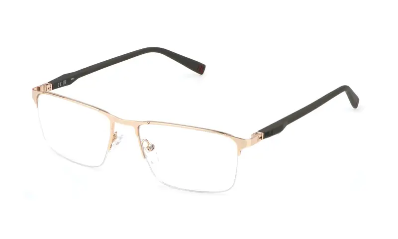 Fila Uomo VFI877  300 Montature da vista Metallo Oro  Squadrata