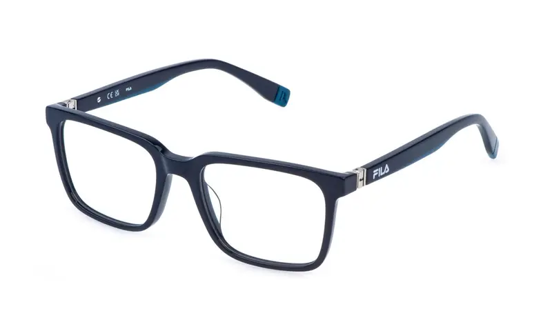 Fila Uomo VFI990  0D82 Montature da vista Acetato Blu  Squadrata