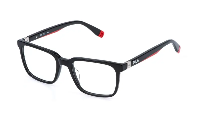 Fila Uomo VFI990  700 Montature da vista Acetato Nero  Squadrata