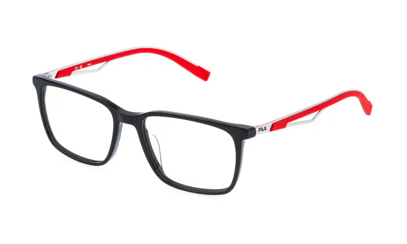 Fila Uomo VFI995  700 Montature da vista Acetato Nero  Squadrata