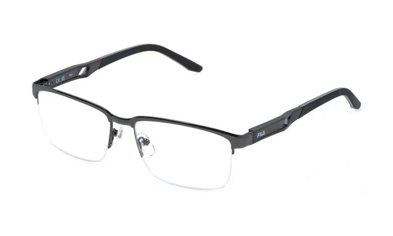 Fila Uomo VFI997  568 Montature da vista Metallo Grigio  Squadrata