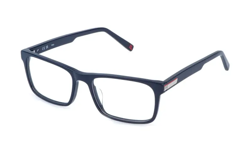Uomo VFI999 0D82 Montature da vista Acetato Blu Squadrata