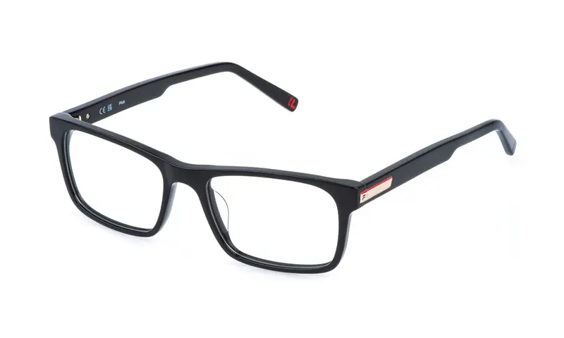 Fila Uomo VFI999  700 Montature da vista Acetato Nero  Squadrata