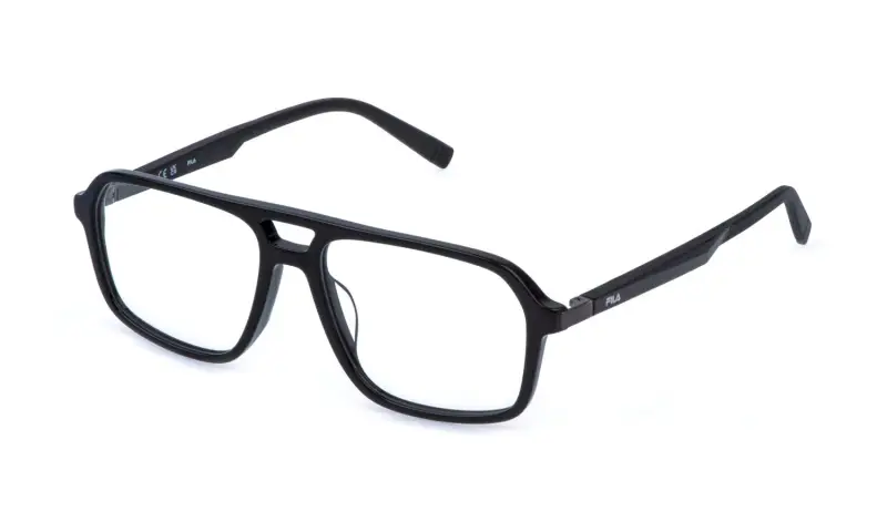 Uomo VFIA94 700 Montature da vista Acetato Nero Squadrata