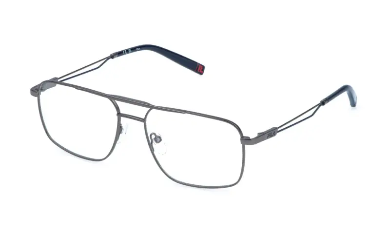 Uomo VFIA98 531 Montature da vista Metallo Nero Squadrata